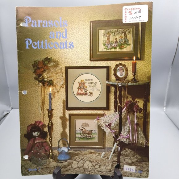 Vintage Cross Stitch Patterns, Parasols and Petticoats, 1985 Stoney Creek 7 - Picture 1 of 2